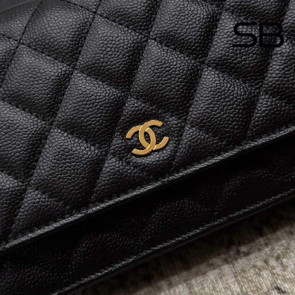 Túi Chanel Twist Your Button Woc Wallet on Chain Black Caviar GHW sang trọng