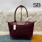 Túi Longchamp Le Pliage Original M Tote Bag Màu Đỏ Burgundy đẹp mắt