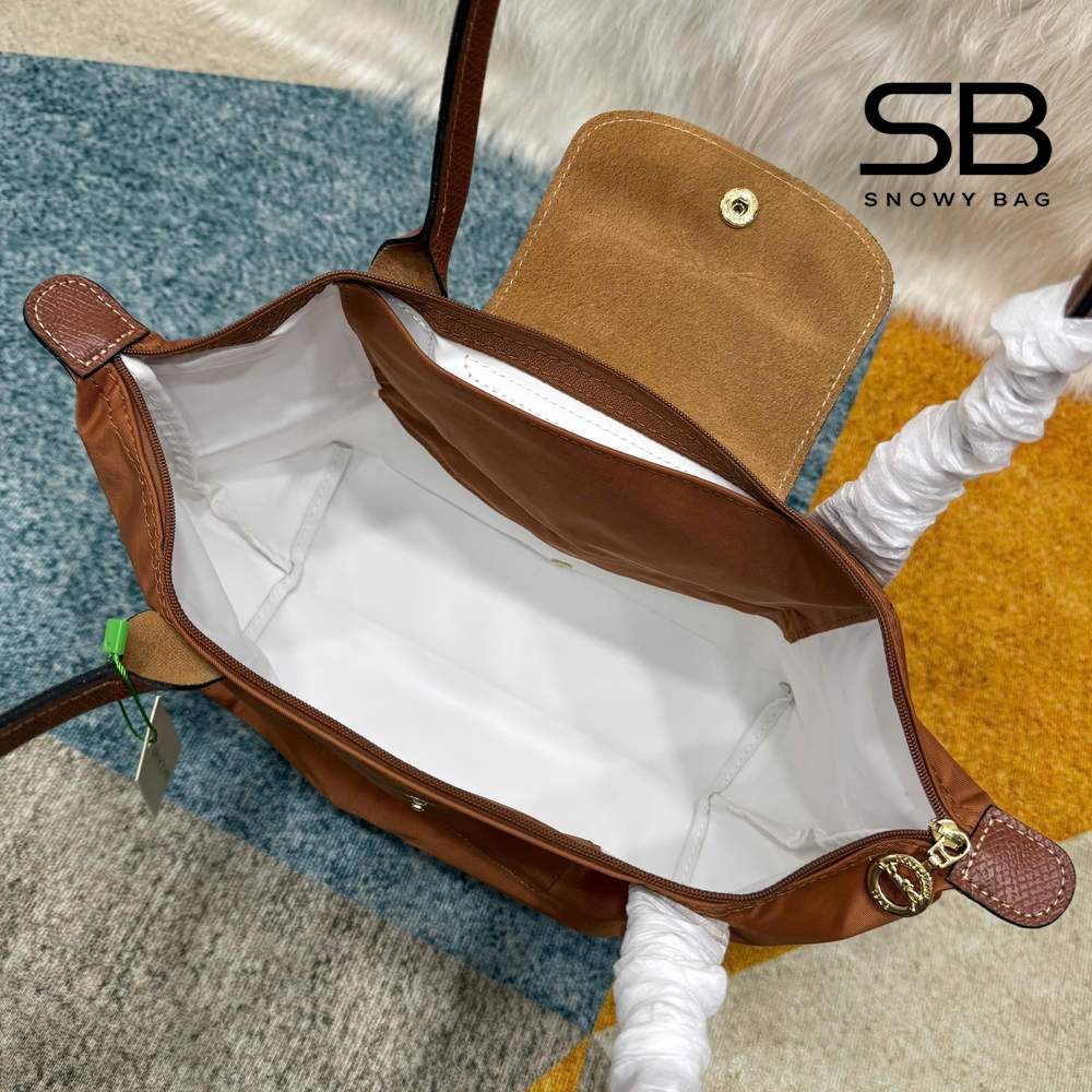 Túi Longchamp Le Pliage Original M Tote Bag Màu Nâu sang trọng