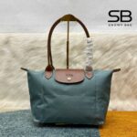 Túi Longchamp Le Pliage Original M Tote Bag Màu Xanh Xám sang trọng