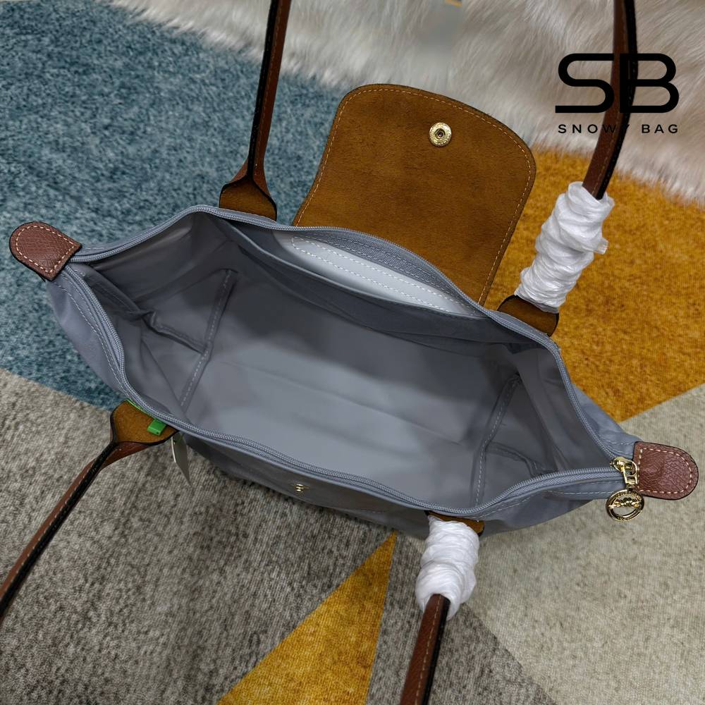 Túi Longchamp Le Pliage Original M Tote Bag Màu Xanh Xám sang trọng