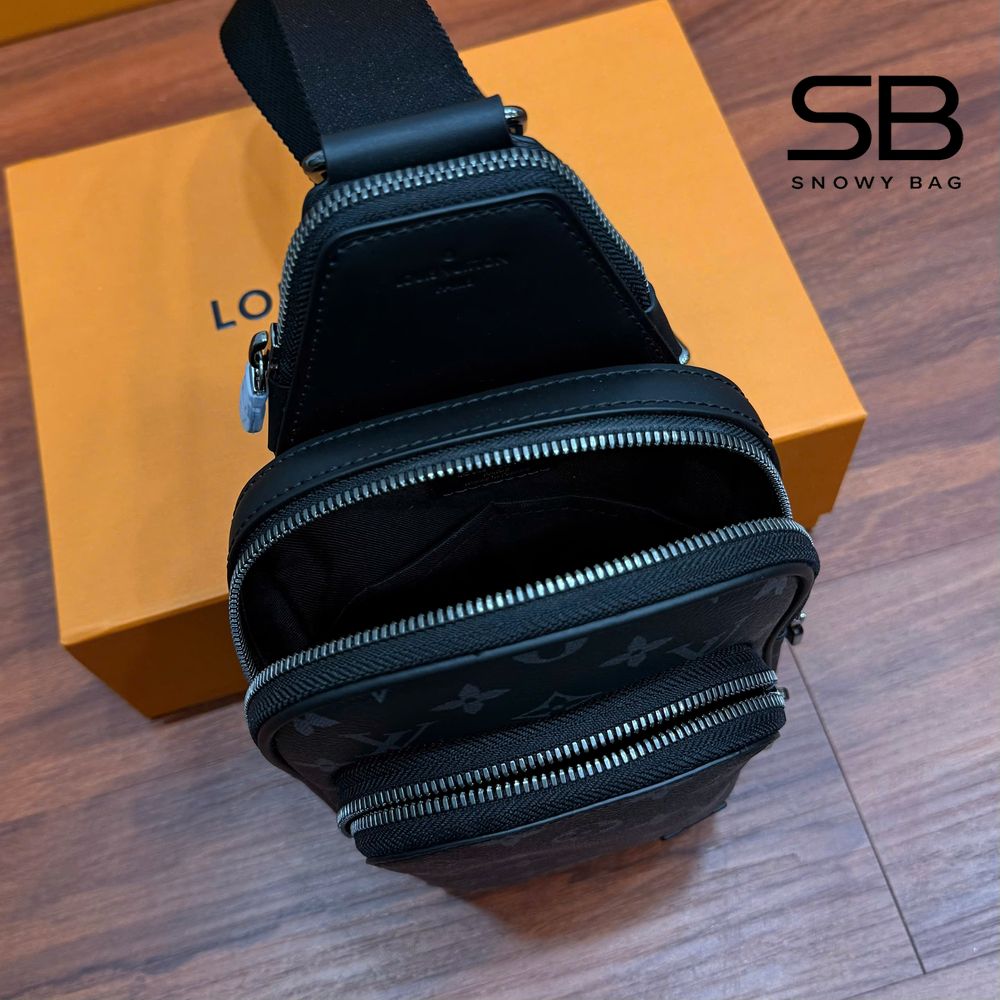 Túi LV Avenue Slingbag PM Monogram Eclipse M47137 Đen với thiết kế sang trọng