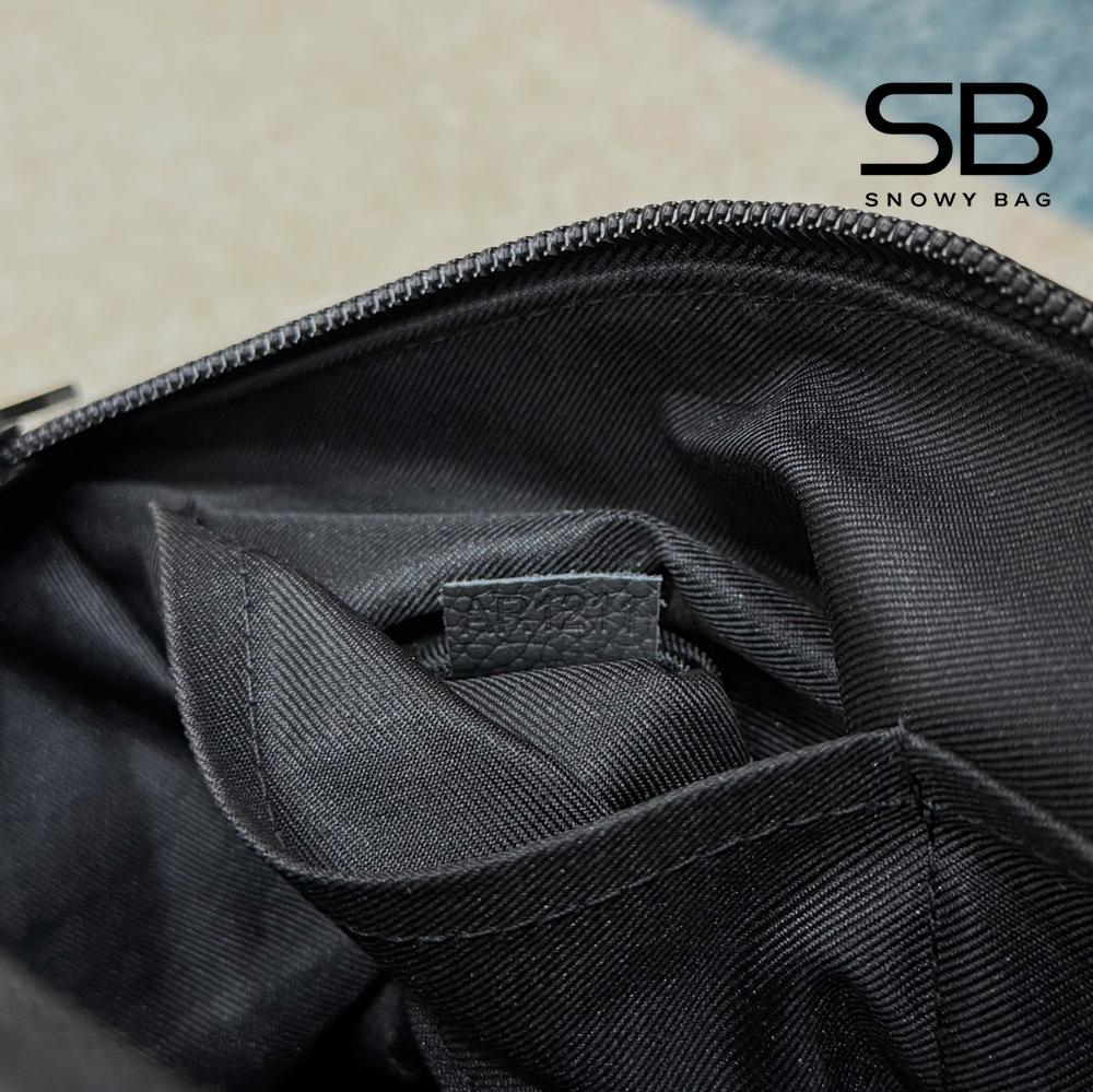 Túi LV Keepall Bandoulière 35 Black Monogram Taurillon M22765 màu đen sang trọng