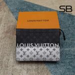 Túi LV Pochette Voyage Monogram Eclipse Split Đen Bạc 27CM sang trọng