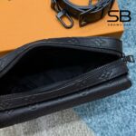 Túi LV Steamer Messenger Monogram Taurillon Đen sang trọng