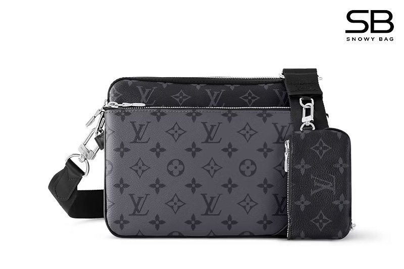 Túi LV Trio Messenger Bag M69443 Monogram Eclipse chính hãng sang trọng