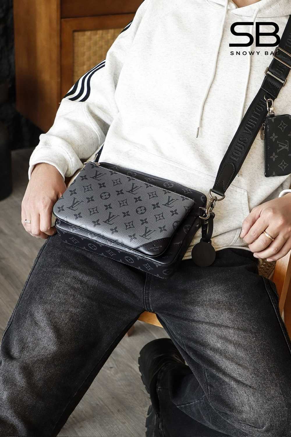 Túi LV Trio Messenger Bag M69443 Monogram Eclipse sang trọng và đẳng cấp