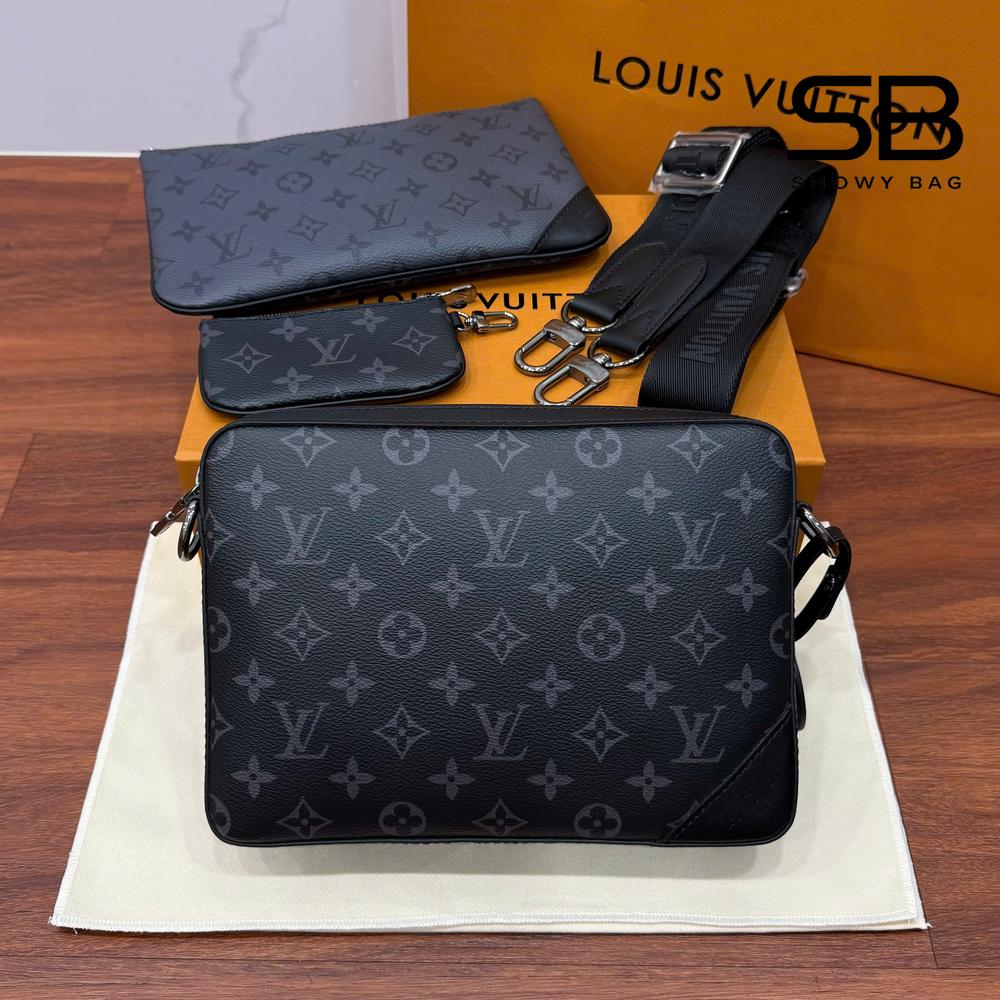 Túi LV Trio Messenger Bag M69443 Monogram Eclipse với thiết kế tinh tế