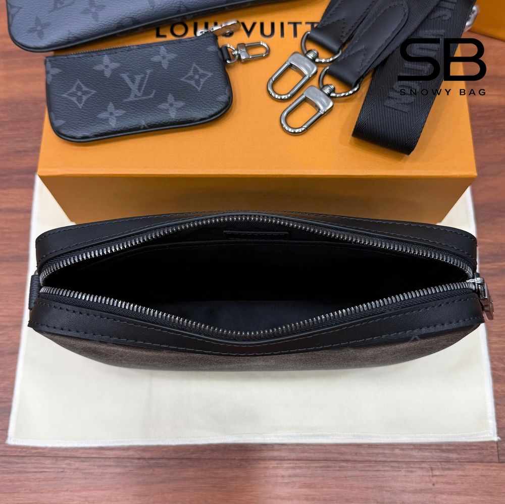 Túi LV Trio Messenger Bag M69443 Monogram Eclipse sang trọng