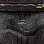 Ví Hermes Bearn Compact Wallet Noir Epsom GHW màu đen sang trọng