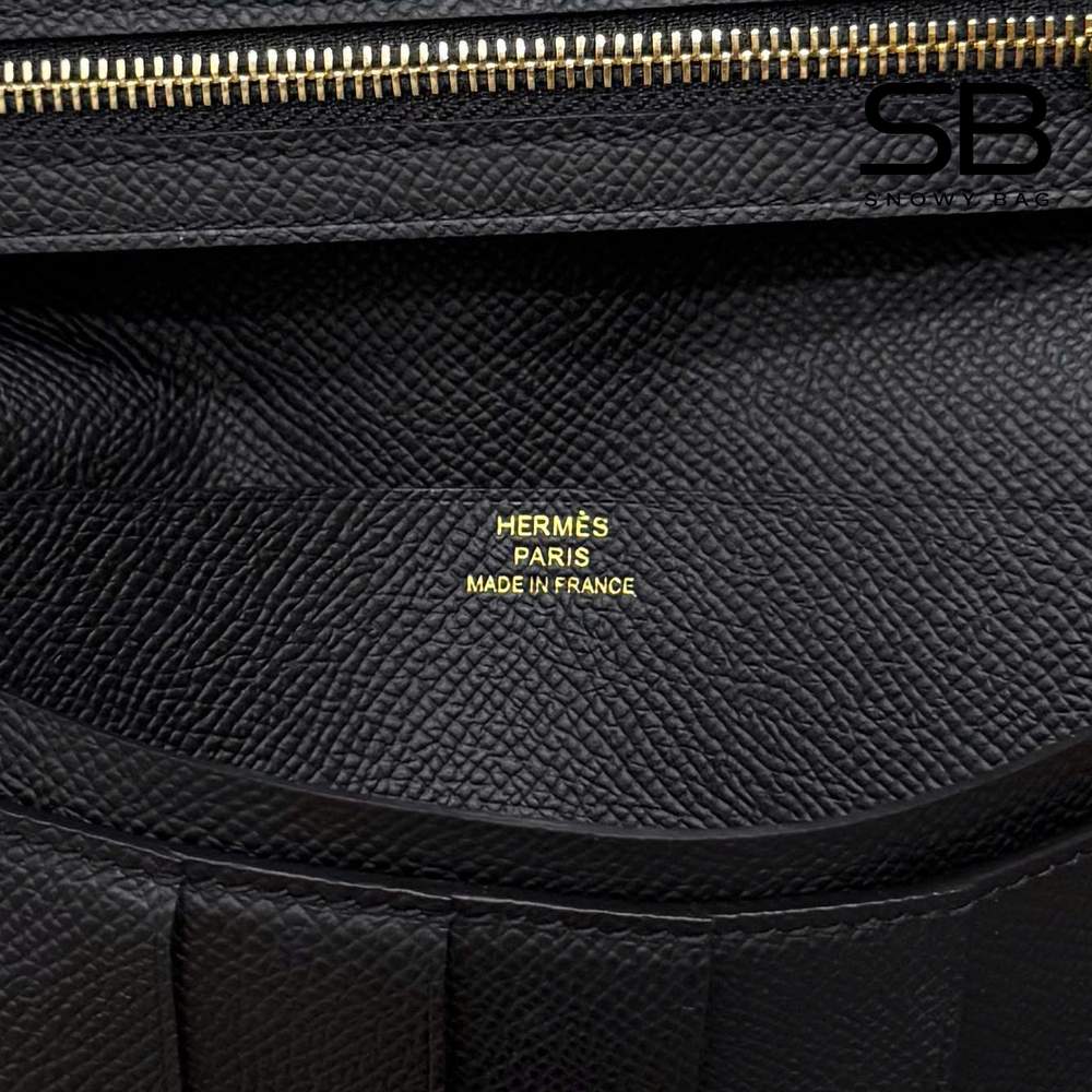 Ví Hermes Bearn Long Wallet Noir Black Epsom GHW Màu Đen sang trọng